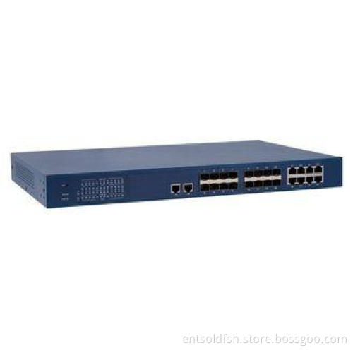 SFP RJ45 Fx Managed Multimode Fiber Optic Switches Gigabit